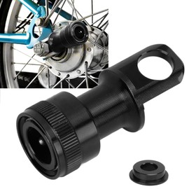 Orgin Quick Release Pedal Buckle, Folding Bike Mounting Seat Anodised for Brompton Folding Bike, Black