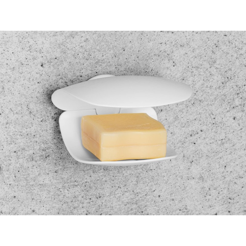 WENKO Turbo-Loc® Sora Wall Soap Tray, No Drilling Required in