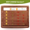 3 Packs Bamboo Cutting Board Set with Non Slip Feet