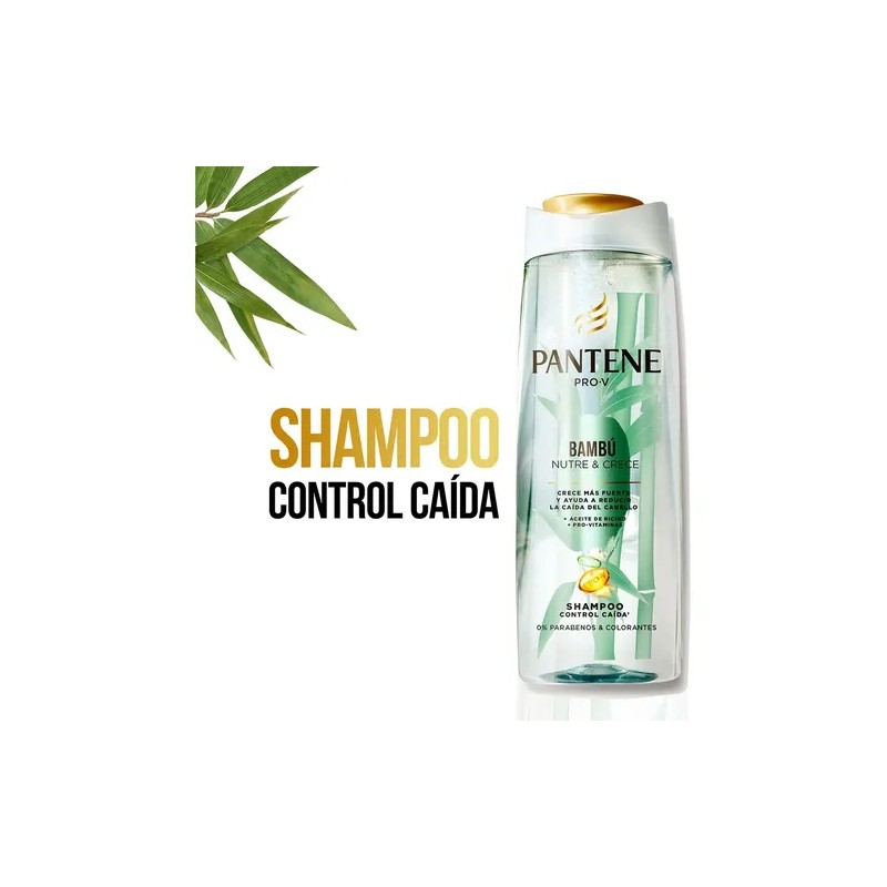 Shampoo Pantene Pro-v Bambú Nutre & Crece 200 Ml
