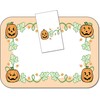 Dinex DXHS325I001 Jack-O-Lanterns Design Tray cover with Straight Edge/Round Corner