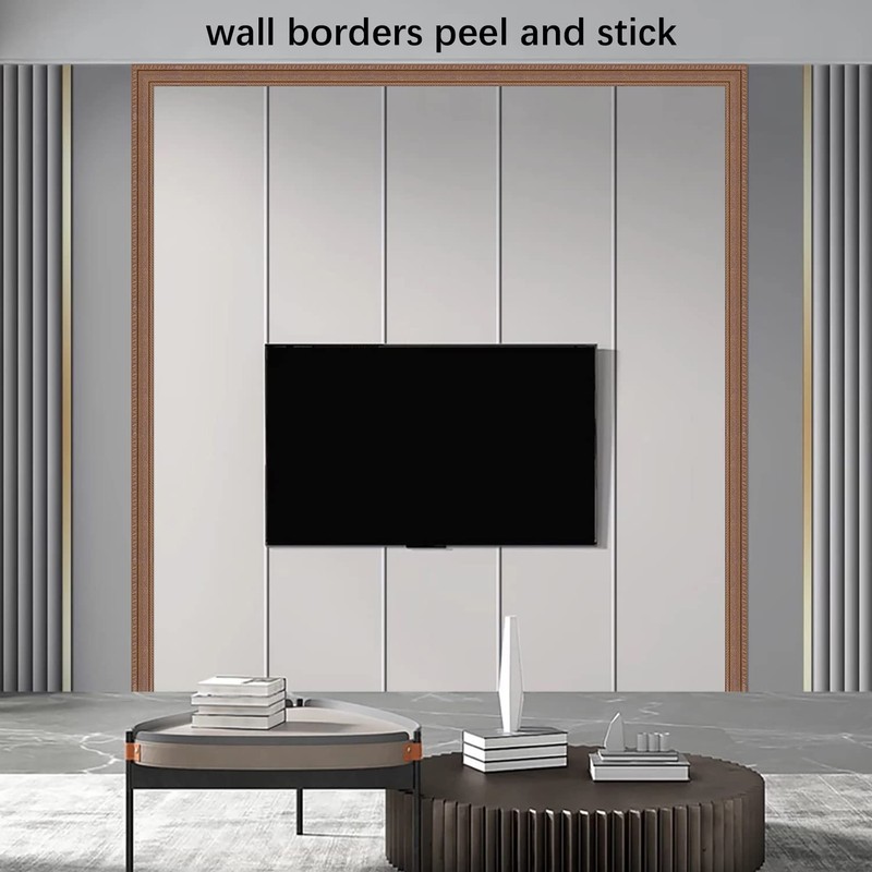 Yutianli Crown Molding Peel and Stick Wallpaper Border Flexible Wall