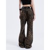 Aelfric Eden Leopard Print Jeans for Women Cheetah Print Pants