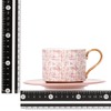 Francfranc Franc Tweed Cup and Saucer Pink