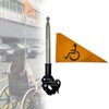 Elderly Wheelchairs Flag for Scooters & Rollator Safety Accessories, 4