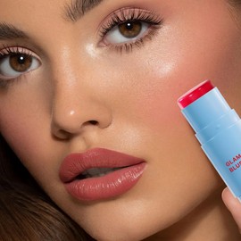 Cream Blush Stick - Lightweight Multi Stick Cream Blush | Moisturizing Long Wearing Makeup with Double-Ended Design for Offices Travel