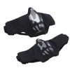 Outdoor Half Face Breathable Steel Mesh Face Cover Military for