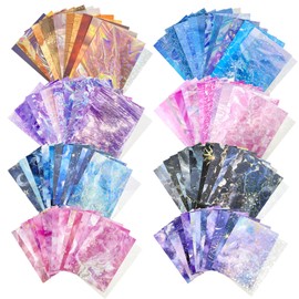 112 Sheets Glitter Scrapbook Paper, 8 Pack Mixed Special Paper with Glitter Film Assorted Set for DIY Scrapbooking Planner Bullet Junk Journal Supplies Decor Collage Background 4.4x6.5 Inch