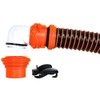 Camco RhinoEXTREME 15' Sewer Hose Kit w/Swivel Fitting 4 in