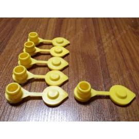 6 Vents & 6 Spout Cap for Self Ventin Blitz Spouts 12pcs total NEW Combo Pk 6 BLITZ Yellow Spout Caps +6 YELLOW GAS CAN VENT CAPS