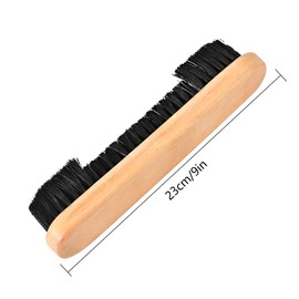 2 Set Billiards Pool Table and Rail Brush, Billiards Pool Table Cleaning Tools, Wooden Handle Billiard Pool Table and Rail Brush Set for Cleaning Billiards Tabl (Table & Rail Brush) (Set 2)