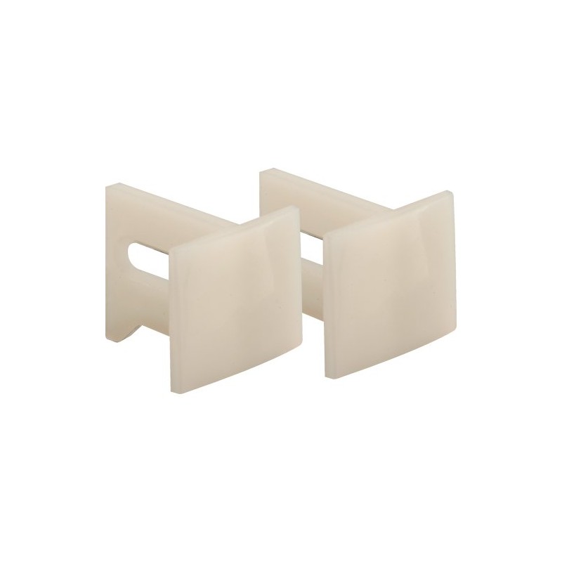 Prime-Line N 7015 Plastic Pocket Door Bottom Guide, 1-1/8 Inch,