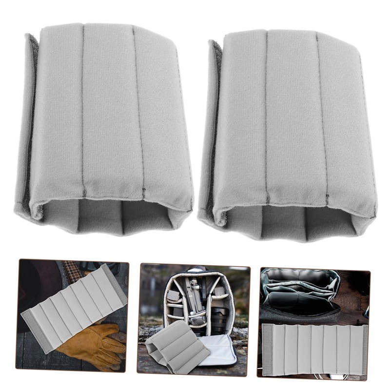 Zerodeko 2Pcs Camera Bag Dividers with Shock Absorbing Pads Lightweight