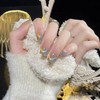 Nail Tip, Long False Claws, Stylish, Cat Eye Stone, Long,