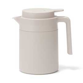 MUJI 84334535 Wide Mouth Easy to Wash Hot and Cold Insulated Tabletop Pot Gray Beige 0.8L