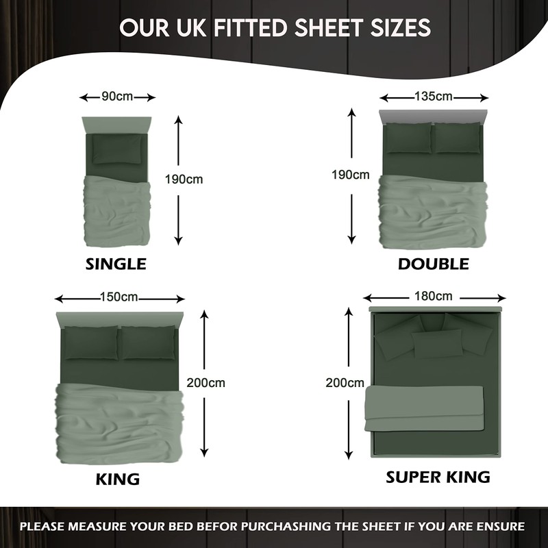 Volcano Infinity King size fitted sheets Extra Deep 152×200×40 CM