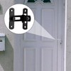 Luckious 90 Degree Flip Sliding Barn Door Lock - Stainless