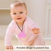 5Pcs Chew Necklace Food Grade Silicone Chewing Pendant for Toddlers