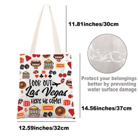 JNIAP Las Vegas Makeup Bag Las Vegas Gifts For Women Las Vegas Trip Gifts Las Vegas Travel Bag Las Vegas Vocation Gifts (look las vegas TG)