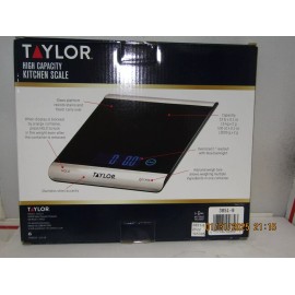 Taylor High-Capacity 33 lb Digital Kitchen Scale and Food Scale, With Batteries
