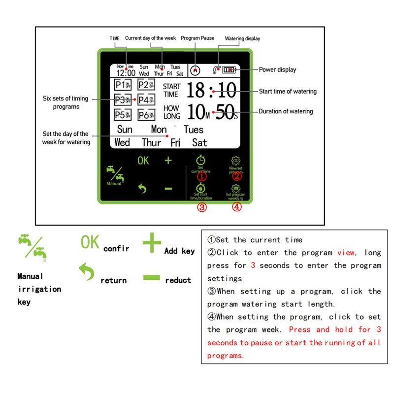 Garden Smart Timer Watering Plants Timer Automatic Irrigation Controller Smart