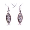 Jesus Fish Earrings Dangle Earrings