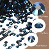 sourcing map 4000pcs Flatback Rhinestones Resin, SS16 4mm Resin Rhinestones