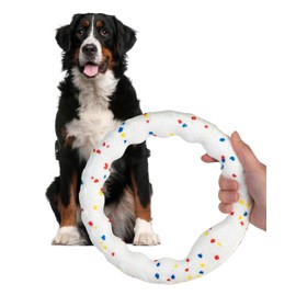 ALPI Chomp Ring - Durable, Soft, & Squishy Bite Puppy Toys for Dogs & Other Pets - Stimulating Dog Toys for Sensory Play & Fun (Large)