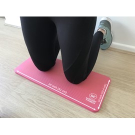 Sargoby Fitness Yoga Knee Pad Cushion 15mm (0.6'') Thick Pilates Knee Pad to Provide Relief to Knees Elbows Forearms & Wrists exercise mat knee Small Pilates Mat Small exercise Mat