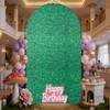 Party Village 7.2ft Green Leaf Pattern Spandex Fitted Wedding Arch