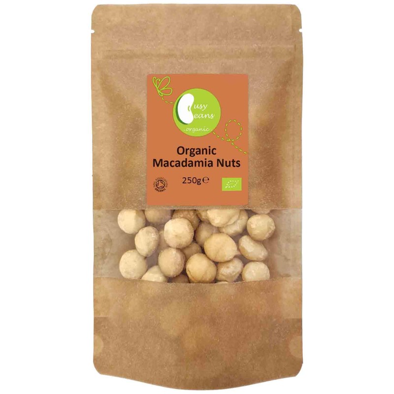 Organic Macadamia Nuts - Certified Organic - by Busy Beans