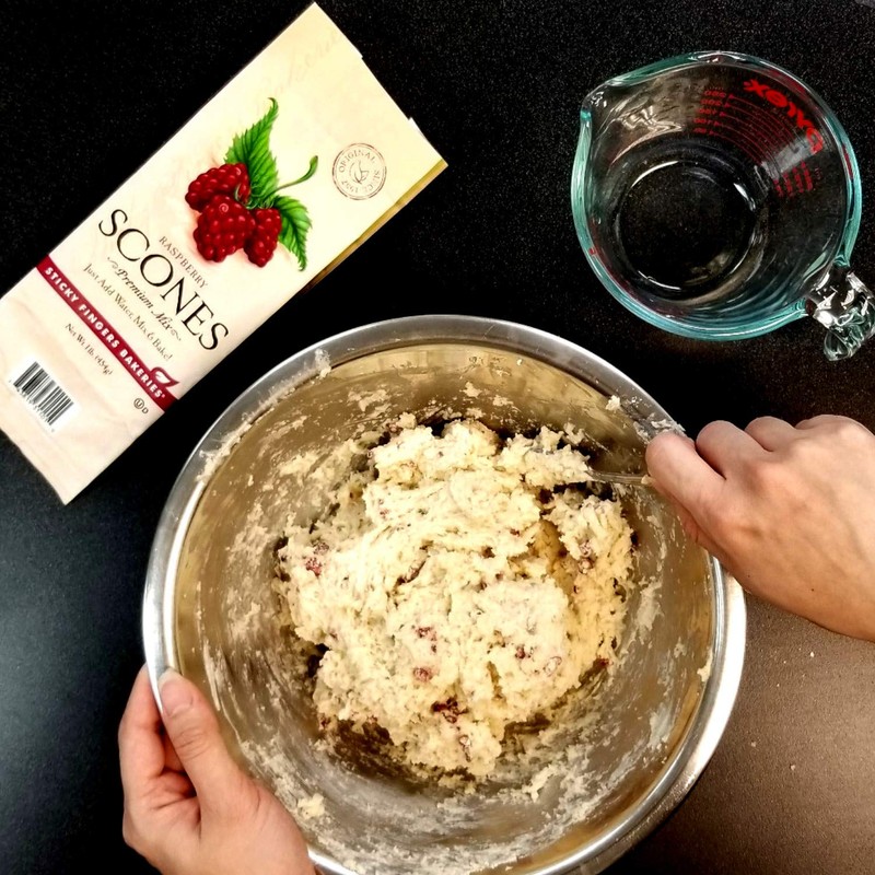 English Scone Mix with Raspberry by Sticky Fingers Bakeries –