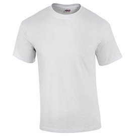 Gildan Mens Heavy Cotton 5.3 oz. T-Shirt(G500)-White-XL