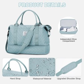 Travel Bag Women's Large Sports Bag Easyjet Hand Luggage Bag Weekender Bag Swimming Bag Travel Bag Duffle Bag Fitness Bag Training Bag Women Hospital Bag for Travel Lightweight Aeroplane, A2 light