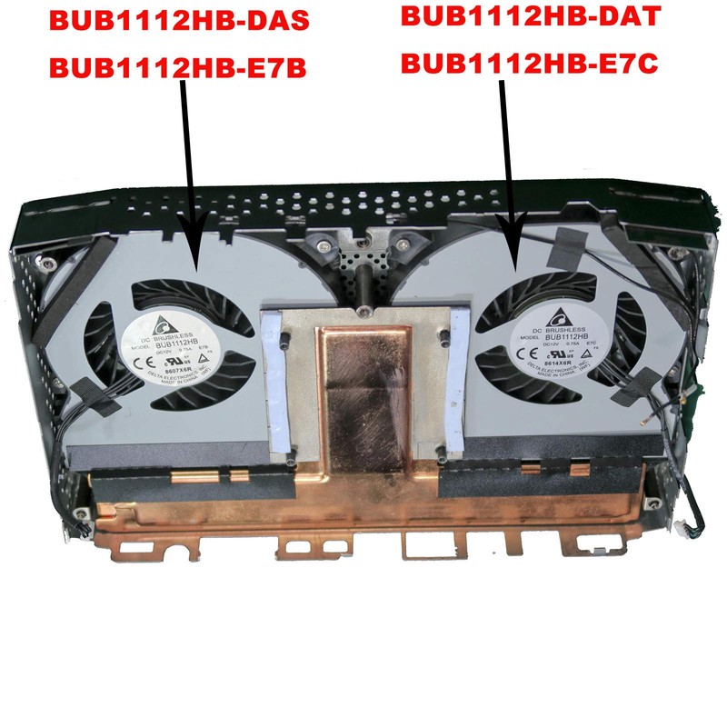 Ventilador de refrigeración de CPU y GPU para Intel Hades