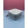 Milly • Traveling Jewelry Case in Teal and White Zebra