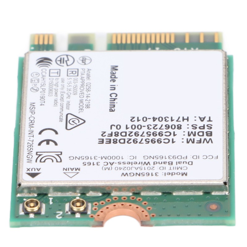 Wireless Network Card 433Mbps Dual Band 2.4G/5G NGFF/M.2 Mini Network