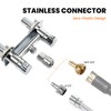 3PCS All Metal RV Exterior Quick Connect Adapter Kit -