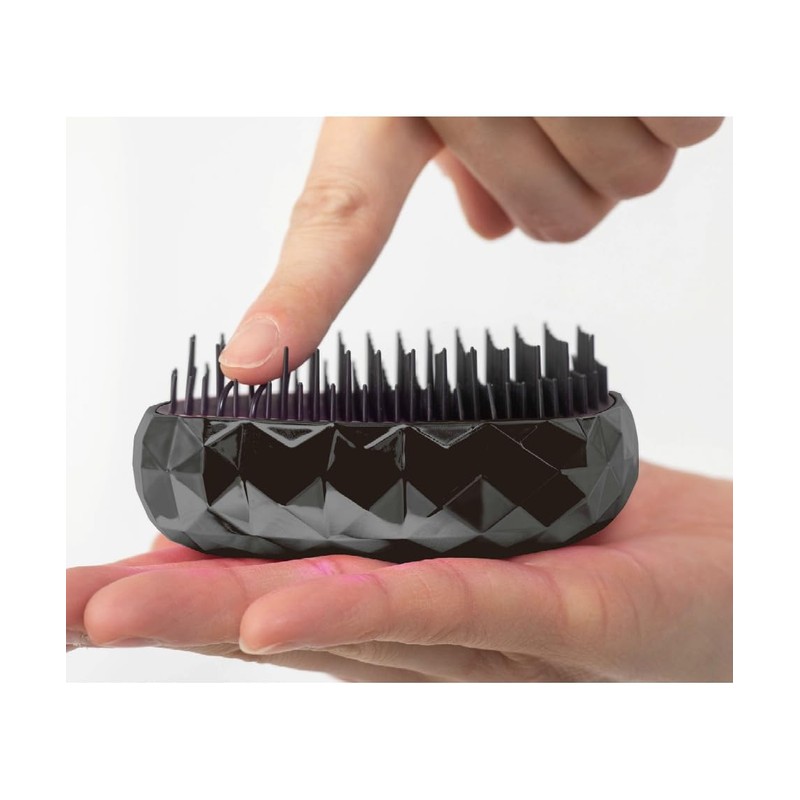 Global Japan Women's Hair Brush, Cute, U-ni, Diamond-Cut Hairbrush, Smooth,