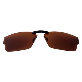 Polarized CLIP-ON Sunglasses for Oakley Airdrop 57 OX8046 0157 57-18-143 for Men Women UV Protection (Brown)