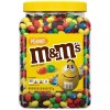 M&M'S Peanut Milk Chocolate Candy Bulk Jar (62 oz.) -