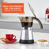 IMUSA 6 or 3cup Electric Espresso Maker, Silver