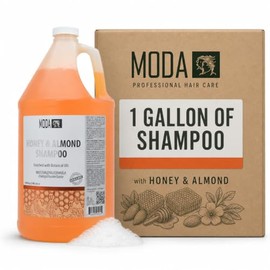 MODA Champú hidratante para todo tipo de cabello, 128 onzas, profesional, limpia y acondiciona profundamente, fortalece, restaura y da brillo a tu cab