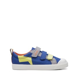 Clarks Boys' City Vibe K Trainers, Bright blue