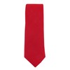 TigerTie - Slim designer tie in plain colour, 100% linen,