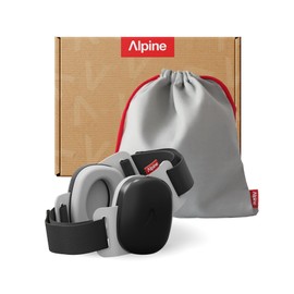 Alpine Muffy Baby Comfort - Protects Hearing for Babies and Toddlers - CE & ANSI Certified - Unique Headband for Safe fit & Comfort - Multi-adjustable for Ages 3-48 Months, 24dB Sound Reduction, Black | Alpine Hearing Protection