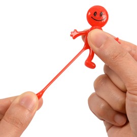 84-Pack Stretchy Bendable Man,Slimy Stretchy Happy Man Sensory Gel Toy for Stress Anxiety Relief,Gooey Texture Toy,Bulk Sticky Fidget Toys for Kids Party Favors,Goodie Bag Fillers