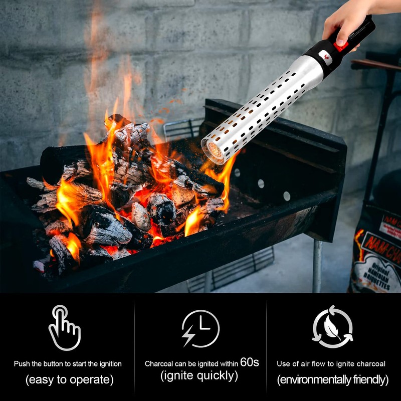 GGC Electric Charcoal Fire Starter Lighter for Big Green Egg