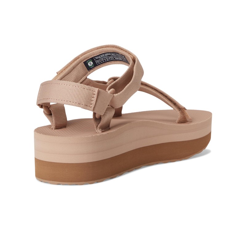 Teva Sandalia universal W Flatform para mujer, Azúcar de Arce/León,