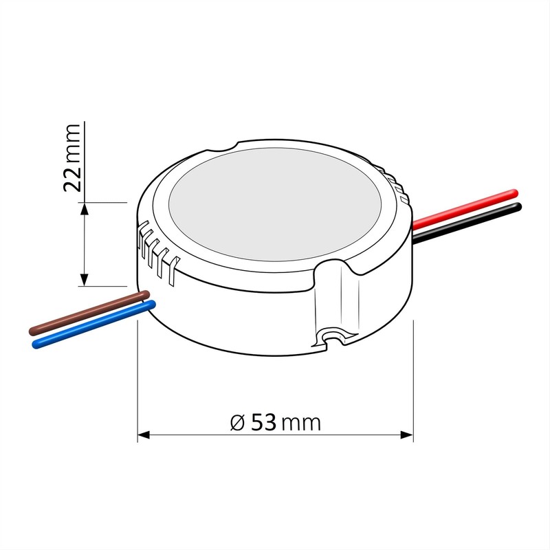 Relco Group NV Mini Transformer Round 20-70 W Diameter 53